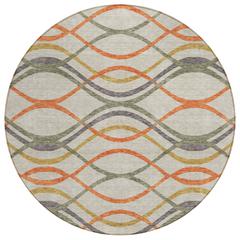 Chantille ACN757 Orange 8' x 8' Rug