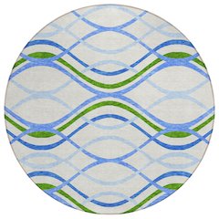 Chantille ACN757 Blue 8' x 8' Rug