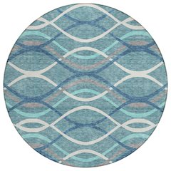 Chantille ACN757 Teal 8' x 8' Rug