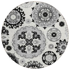Chantille ACN763 Black 8' x 8' Rug