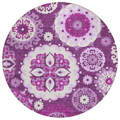 Chantille ACN763 Purple 8' x 8' Rug