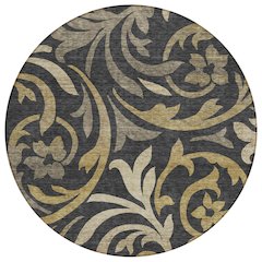 Chantille ACN764 Black 8' x 8' Rug