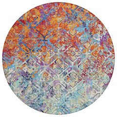 Chantille ACN768 Orange 8' x 8' Rug