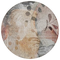 Chantille ACN832 Orange 8' x 8' Rug