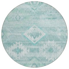 Chantille ACN837 Teal 8' x 8' Rug