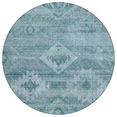 Chantille ACN837 Teal 8' x 8' Rug