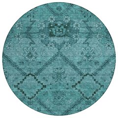 Chantille ACN842 Teal 8' x 8' Rug