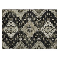 Chantille ACN846 Black 1'8" x 2'6" Rug