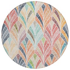 Chantille ACN851 Orange 8' x 8' Rug