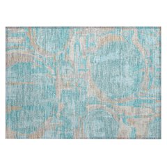 Chantille ACN855 Teal 1'8" x 2'6" Rug