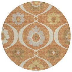 Chantille ACN858 Orange 8' x 8' Rug