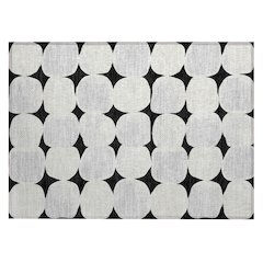 Chantille ACN870 Black 1'8" x 2'6" Rug
