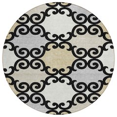 Chantille ACN883 Black 8' x 8' Rug
