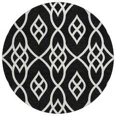 Chantille ACN884 Black 8' x 8' Rug