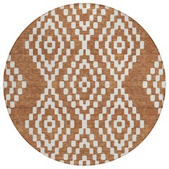 Chantille ACN891 Orange 8' x 8' Rug