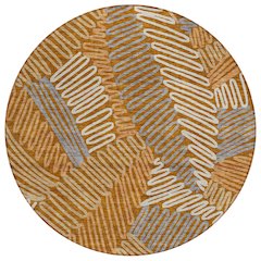 Chantille ACN904 Orange 8' x 8' Rug