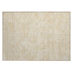 Chantille ACN917 Gold 1'8" x 2'6" Rug