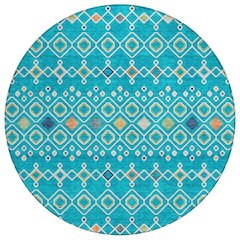 Chantille ACN938 Teal 8' x 8' Rug