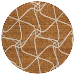 Chantille ACN948 Orange 8' x 8' Rug