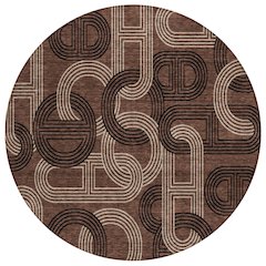 Chantille ACN967 Brown 8' x 8' Rug
