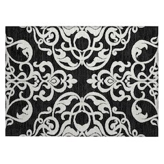 Chantille ACN973 Black 1'8" x 2'6" Rug