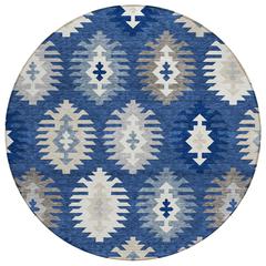 Chantille ACN983 Blue 8' x 8' Rug