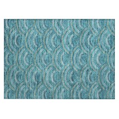 Chantille ACN984 Teal 1'8" x 2'6" Rug