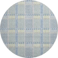 Premium Machine Washable Mayfield AMF1000 Denim 8' x 8' Round Rug
