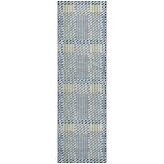 Premium Machine Washable Mayfield AMF1000 Denim 2'3" x 7'6" Runner Rug