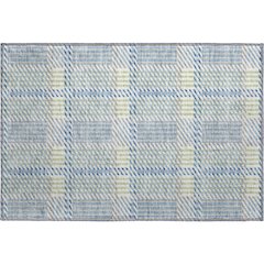 Premium Machine Washable Mayfield AMF1000 Denim 1'8" x 2'6" Rug