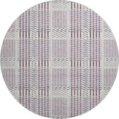 Premium Machine Washable Mayfield AMF1000 Lavender 8' x 8' Round Rug