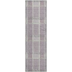 Premium Machine Washable Mayfield AMF1000 Lavender 2'3" x 7'6" Runner Rug