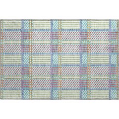 Premium Machine Washable Mayfield AMF1000 White 1'8" x 2'6" Rug