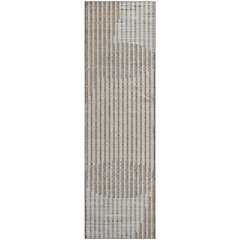 Premium Machine Washable Mayfield AMF1001 Beige 2'3" x 7'6" Runner Rug