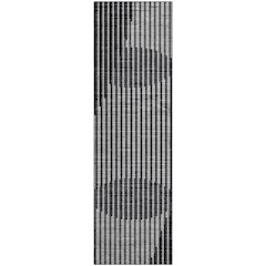 Premium Machine Washable Mayfield AMF1001 Gray 2'3" x 7'6" Runner Rug