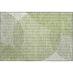 Premium Machine Washable Mayfield AMF1001 Green 1'8" x 2'6" Rug