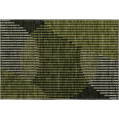 Premium Machine Washable Mayfield AMF1001 Olive 1'8" x 2'6" Rug