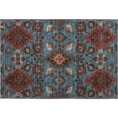 Premium Machine Washable Mayfield AMF1002 Denim 1'8" x 2'6" Rug