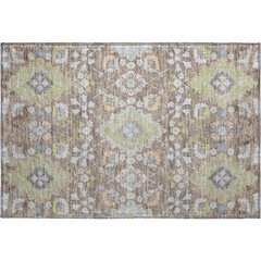 Premium Machine Washable Mayfield AMF1002 Taupe 1'8" x 2'6" Rug