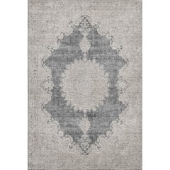 Premium Machine Washable Mayfield AMF1003 Black 2'6" x 3'10" Rug