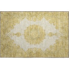 Premium Machine Washable Mayfield AMF1003 Gold 1'8" x 2'6" Rug