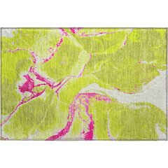 Premium Machine Washable Mayfield AMF1005 Lime 1'8" x 2'6" Rug