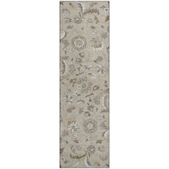 Premium Machine Washable Mayfield AMF1006 Beige 2'3" x 7'6" Runner Rug