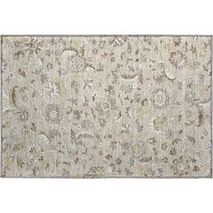 Premium Machine Washable Mayfield AMF1006 Beige 1'8" x 2'6" Rug