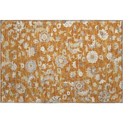 Premium Machine Washable Mayfield AMF1006 Paprika 1'8" x 2'6" Rug