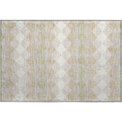 Premium Machine Washable Mayfield AMF1007 Beige 1'8" x 2'6" Rug