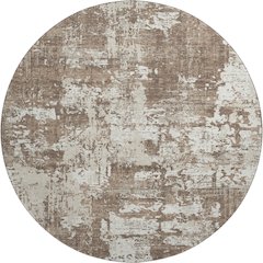 Premium Machine Washable Mayfield AMF1008 Brown 8' x 8' Round Rug