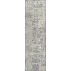 Premium Machine Washable Mayfield AMF1008 Ivory 2'3" x 7'6" Runner Rug