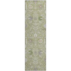 Premium Machine Washable Mayfield AMF1009 Aloe 2'3" x 7'6" Runner Rug