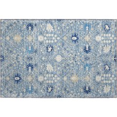 Premium Machine Washable Mayfield AMF1009 Denim 1'8" x 2'6" Rug
